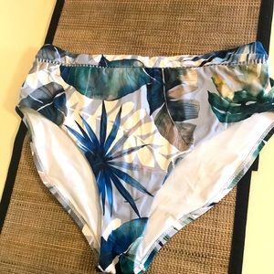 Red carter floral high waisted bottoms